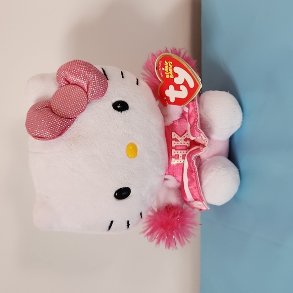 Chearleader 6" Sanrio Hello Kitty Plush Toy Bean Babie - Picture 1 of 5